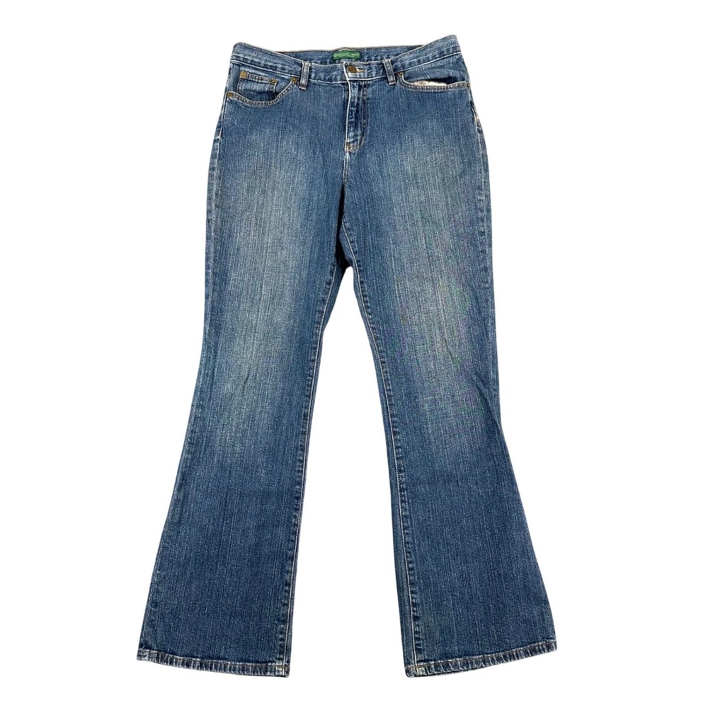 Vintage 2000s Lauren Ralph Lauren Classic Bootcut Jeans Size 10 Denim Stretch